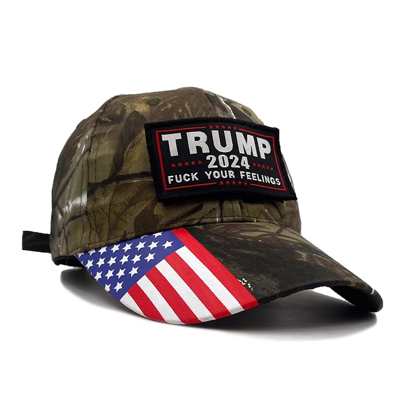 Casquette Trump 2024 'The Lois Avoir Changed' - Maga Brodée Ajustable
