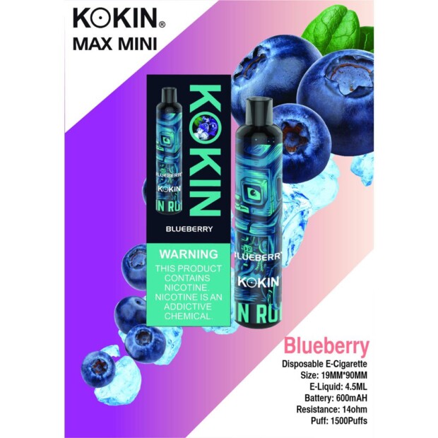 CIGARROS DIGITAIS DESCARTAVEIS (Pod) KOKIN Vape