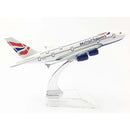 AVIÃO COLECIONÁVEL BRITISH AIRWAYS A380 ESCALA 16 cm - GameShop Angola