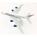 AVIÃO COLECIONÁVEL BRITISH AIRWAYS A380 ESCALA 50cm - GameShop Angola