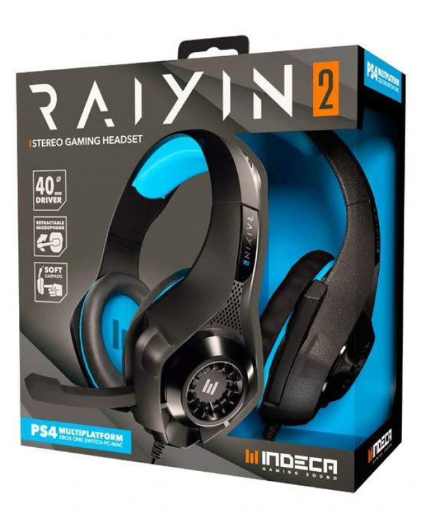 AUSCULTADORES GAMING INDECA RAYIN 2 (MULTIPLATAFORMA) - NOVO