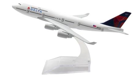 AVIÃO COLECIONÁVEL BOEING DELTA A320 ESCALA 20 cm - GameShop Angola