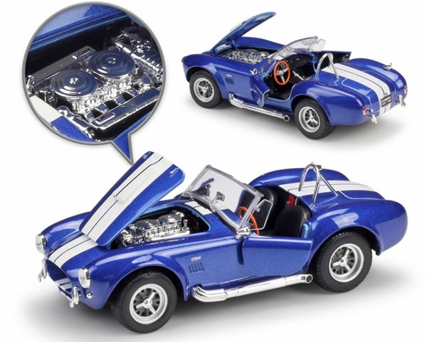 CARRO COLECIONÁVEL 1965 SHELBY COBRA 427 S/C ESCALA 1:24