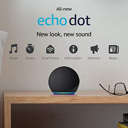 AMAZON ECHO DOT COLUNA INTELIGENTE (4a Geração 2020) VERSÃO GRANDE - RECONDICIONADO