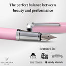 Caneta tinteiro Ellington Pens Luxuosa - ponta média lisa - inclui 3 cartuchos de tinta, conversor de tinta recarregável, caixa de presente - DELUXE EDITION
