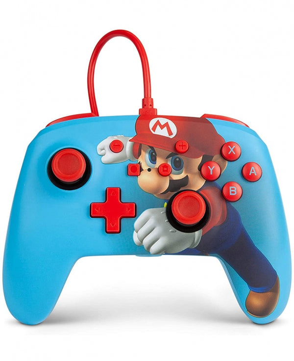 COMANDO OFICIAL POWERA SUPER MARIO COM FIOS NINTENDO SWITCH  NOVO