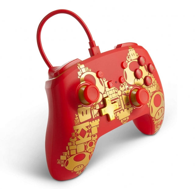 COMANDO POWERA COM FIOS GOLDEN MARIO SWITCH - NOVO