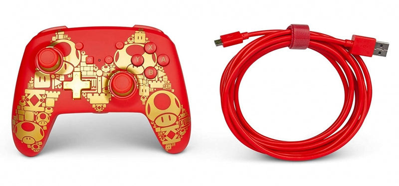 COMANDO POWERA COM FIOS GOLDEN MARIO SWITCH - NOVO
