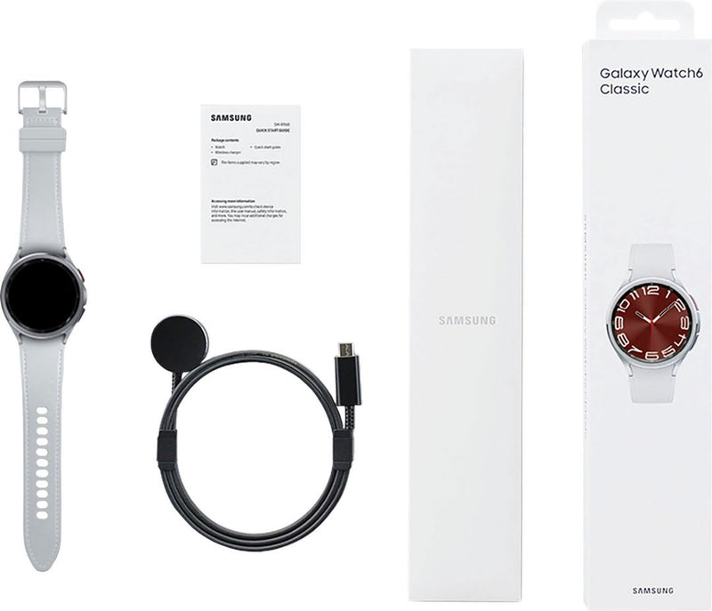 RELÓGIO GALAXY WATCH 6 CLASSIC 43MM BRANCO