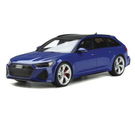 CARRO COLECIONÁVEL AUDI RS6 AZUL ESCALA 1:32