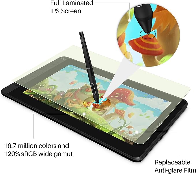 MESA DIGITALIZADORA PROFISSIONAL HUION KAMVAS 12