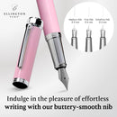 Caneta tinteiro Ellington Pens Luxuosa - ponta média lisa - inclui 3 cartuchos de tinta, conversor de tinta recarregável, caixa de presente - DELUXE EDITION