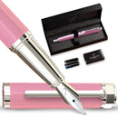 Caneta tinteiro Ellington Pens Luxuosa - ponta média lisa - inclui 3 cartuchos de tinta, conversor de tinta recarregável, caixa de presente - DELUXE EDITION