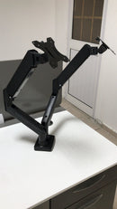 BRAÇO DE SUPORTE PARA MONITOR DE MESA - BRAÇO DUPLO - GameShop Angola