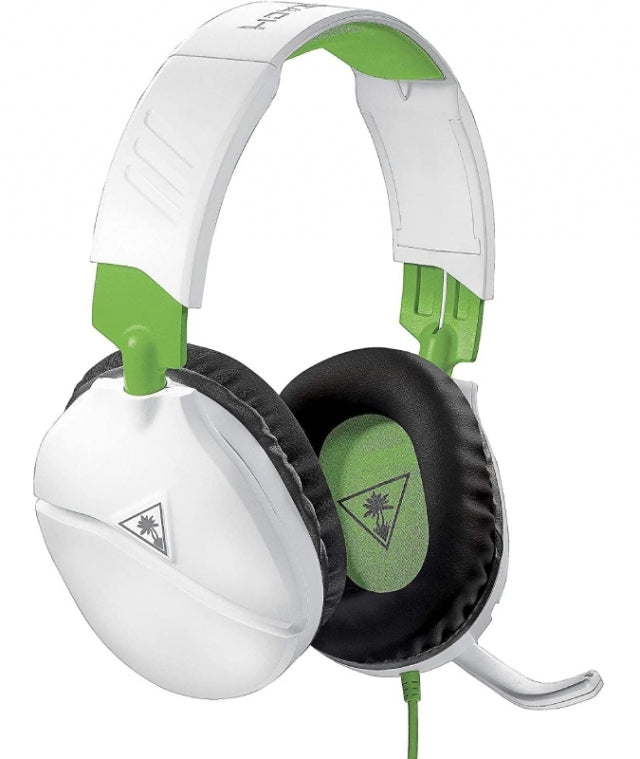AUSCULTADORES GAMING COM FIOS TURTLE BEACH RECON 70 BRANCO E VERDE (MULTIPLATAFORMA)