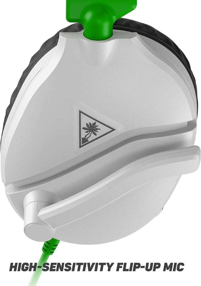 AUSCULTADORES GAMING COM FIOS TURTLE BEACH RECON 70 BRANCO E VERDE (MULTIPLATAFORMA)