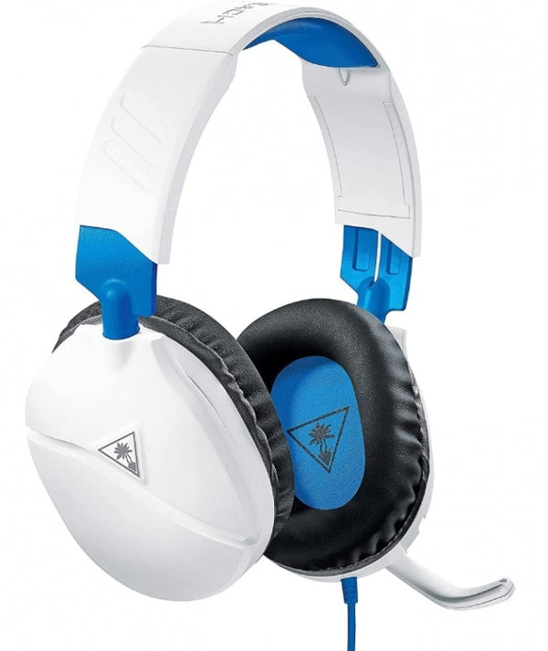 AUSCULTADORES GAMING COM FIOS TURTLE BEACH RECON 70 BRANCO E AZUL (MULTIPLATAFORMA)