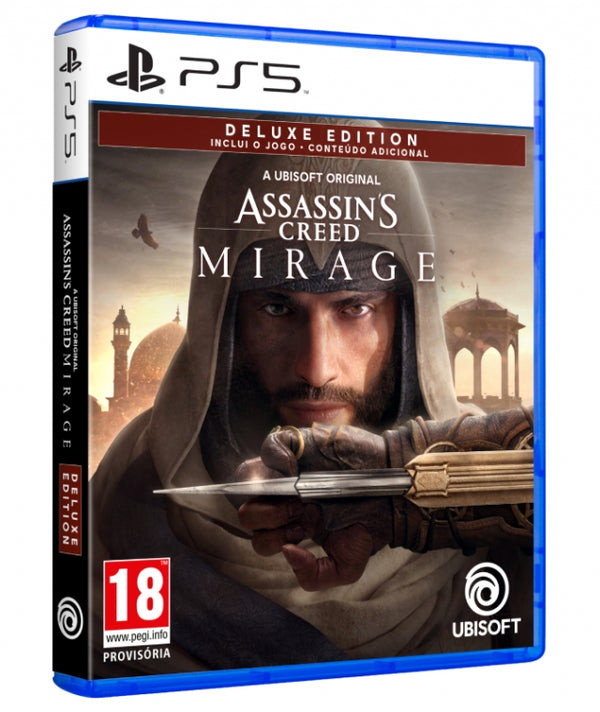 ASSASSINS CREED MIRAGE DELUXE EDITION (OFERTA DLC) PS5 - NOVO - GameShop Angola
