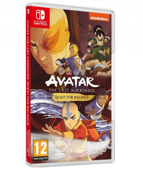 AVATAR THE LAST AIRBENDER QUEST FOR BALANCE NINTENDO SWITCH -NOVO