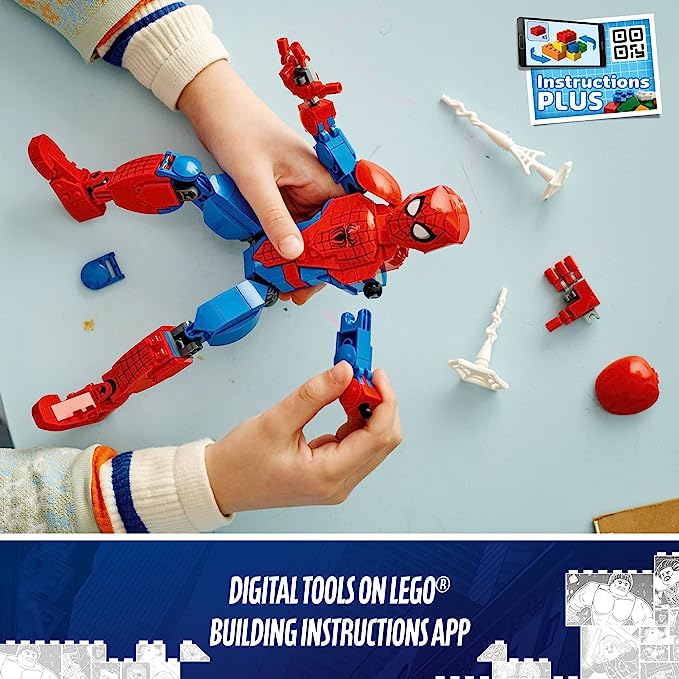 FIGURA DE AÇÃO ARTICULADA LEGO SPIDER-MAN 76226- HOMEM ARANHA