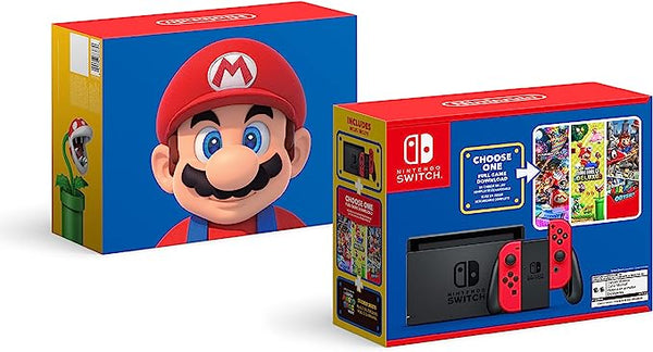 CONSOLA NINTENDO SWITCH BUNDLE SUPER MARIO ESCOLHA 1 - NOVO