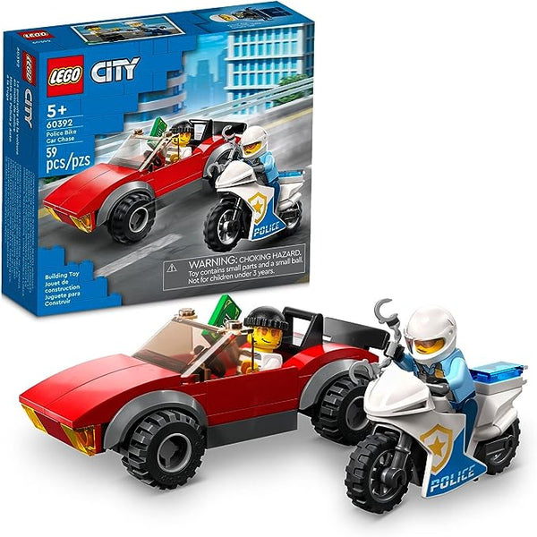 LEGO PERSEGUIÇÃO - CARRO E MOTO POLICIAL 60392