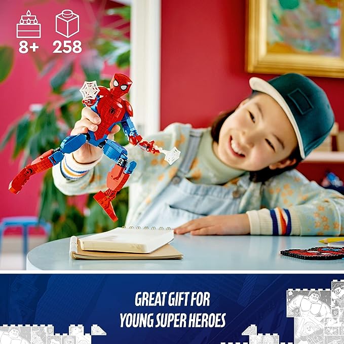 FIGURA DE AÇÃO ARTICULADA LEGO SPIDER-MAN 76226- HOMEM ARANHA
