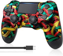 COMANDO COMPATIVEL TEMATICO SETAS COLORIDAS PS4