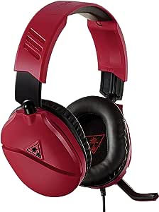 AUSCULTADORES GAMING COM FIOS TURTLE BEACH RECON 70 VERMELHO (MULTIPLATAFORMA)