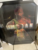 QUADRO DECORATIVO 3D Lebron james E KOBE BRYANT- DIMENSÃO 66.5CM X 31CM X 46.5CM