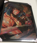 QUADRO DECORATIVO FIGURAS DEMON SLAYER- DIMENSÃO 66.5CM X 31CM X 46.5CM