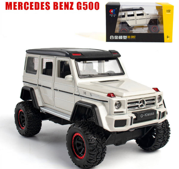 CARRO MERCEDES BENZ G500 BRANCO ESCALA 1:32