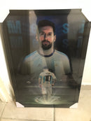 QUADRO DECORATIVO - MESSI - DIMENSÃO 66.5CM X 31CM X 46.5CM