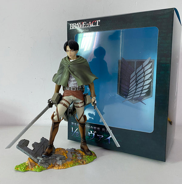 FIGURA DE AÇÃO LEVI - ATTACK ON TITAN