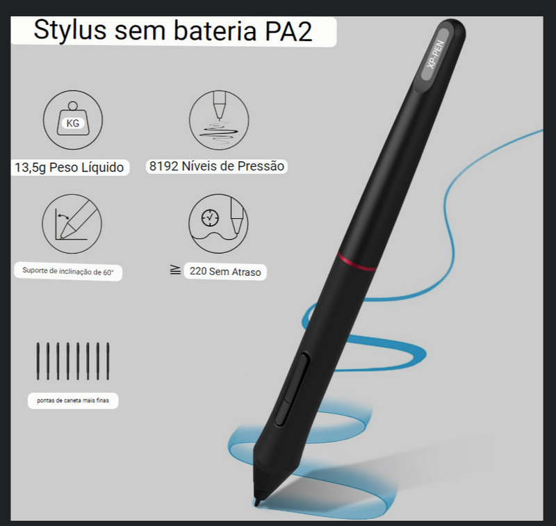 MESA DIGITALIZADORA PROFISSIONAL XP-PEN ARTIST 13.3 PRO DRAWING