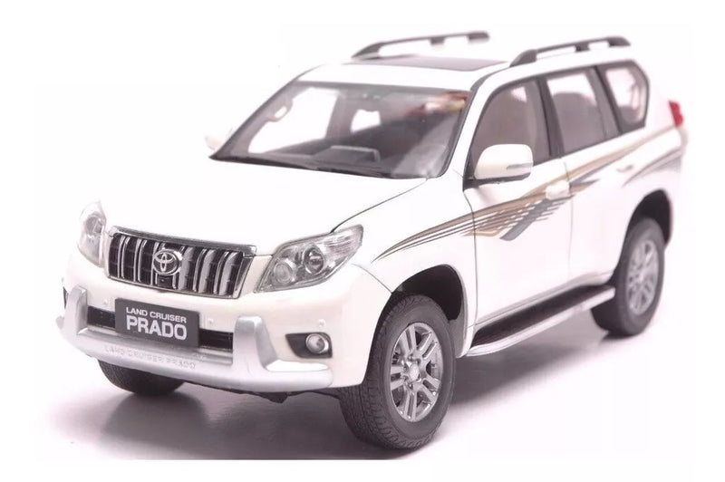 CARRO COLECIONÁVEL PRADO TXL BRANCO ESCALA 1:18