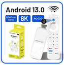 MX10 K9 PRO TV Stick Android13 Suporte 8K Vídeo 4K Wifi6 Allwinner H618 Quad Core Cortex A53 Voz Remota Smart TV Box