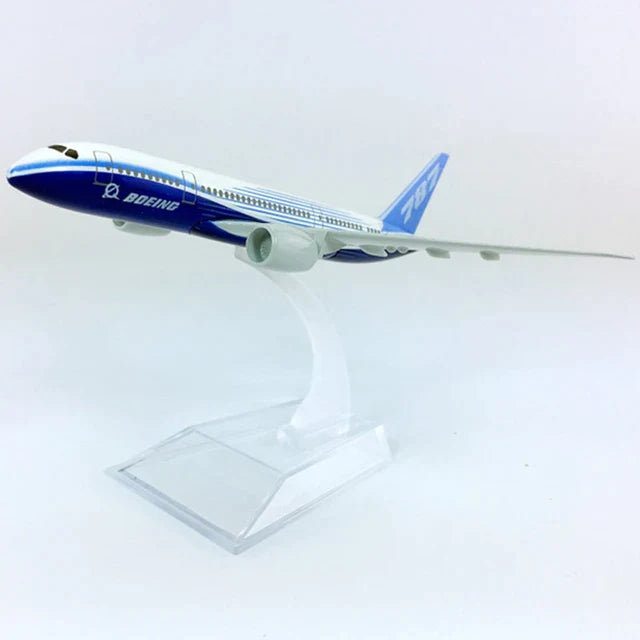 AVIÃO COLECIONÁVEL AIRBUS BOEING 787 ESCALA 50 cm