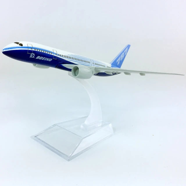 AVIÃO COLECIONÁVEL AIRBUS BOEING 787 ESCALA 16 cm - GameShop Angola