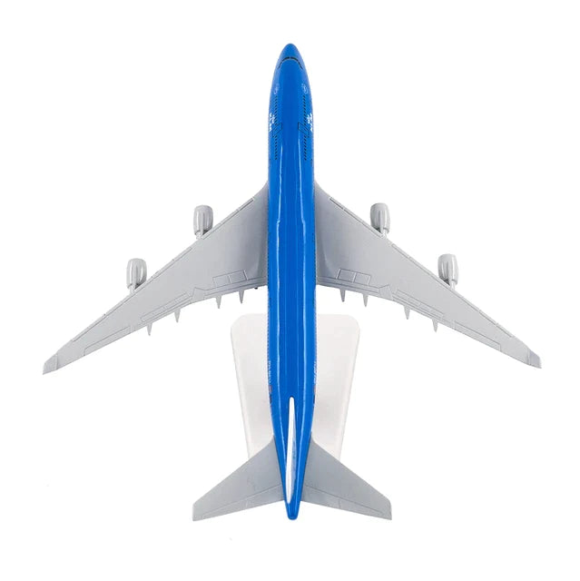 AVIÃO COLECIONÁVEL KLM A380 ESCALA 16 cm