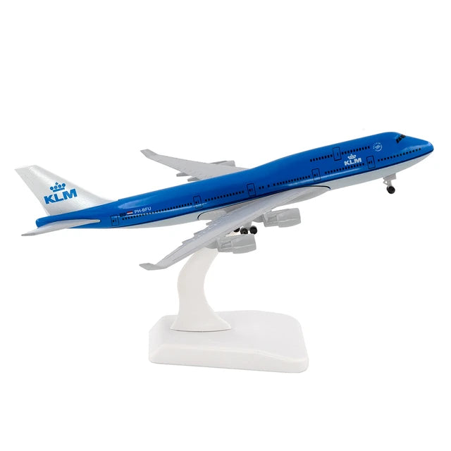AVIÃO COLECIONÁVEL KLM A320 ESCALA 20 cm