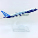 AVIÃO COLECIONÁVEL AIRBUS BOEING 787 ESCALA 16 cm - GameShop Angola