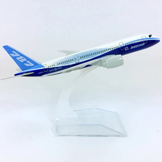 AVIÃO COLECIONÁVEL AIRBUS BOEING 787 ESCALA 50 cm