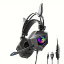 AUSCULTADORES GAMING SY-G15 7 COLOR GRADIEN com fios -