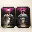 QUADRO DECORATIVO 3D CRISTIANO RONALDO - DIMENSÃO 66.5CM X 31CM X 46.5CM