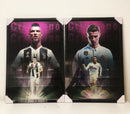 QUADRO DECORATIVO 3D CRISTIANO RONALDO - DIMENSÃO 66.5CM X 31CM X 46.5CM