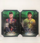 QUADRO DECORATIVO 3D NEYMAR JÚNIOR - DIMENSÃO 66.5CM X 31CM X 46.5CM