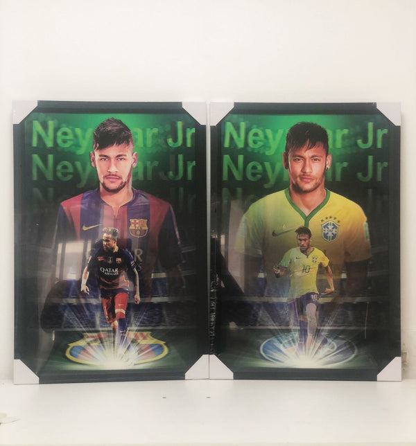 QUADRO DECORATIVO 3D NEYMAR JÚNIOR - NOVO