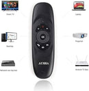 Rato teclado remoto com detenção de movimento e luz colorida air mouse para tv, pc,consola gaming, tablet all-in-one