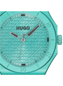 RELÓGIO HUGO MEN’S Grail LIGHT VERDE COM MOSTRADOR COM TEXTURA DE LOGÓTIPO- HUGO BOSS